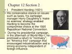 President Harding's Conservative Policies and the Dawes Plan - slide 1