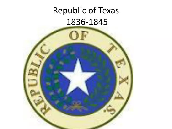 republic of texas 1836 1845