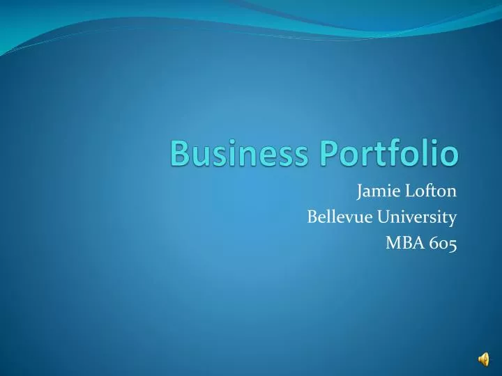 business portfolio