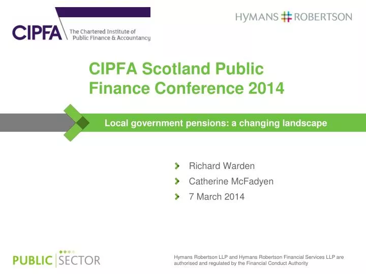 cipfa scotland public finance conference 2014