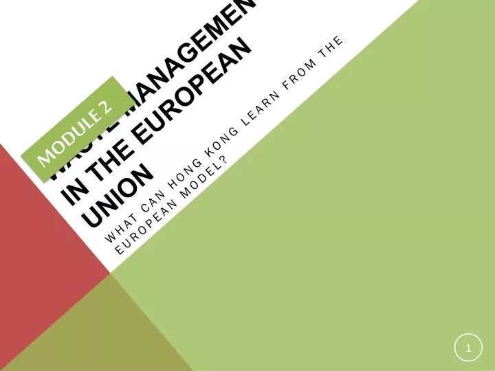 waste management in the european union