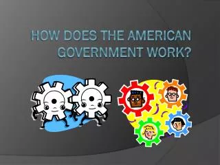 How does the American government work?
