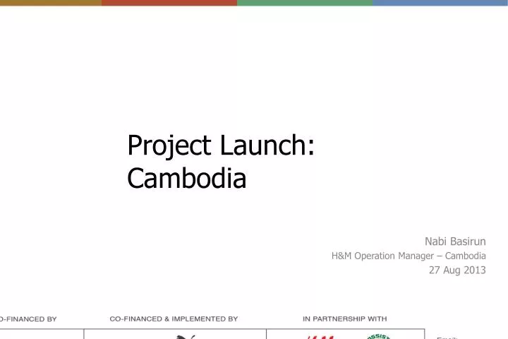 project launch cambodia