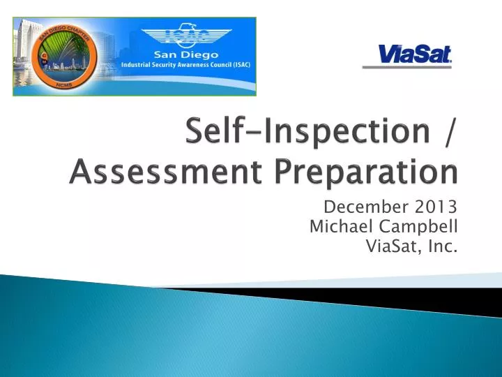self inspection assessment preparation