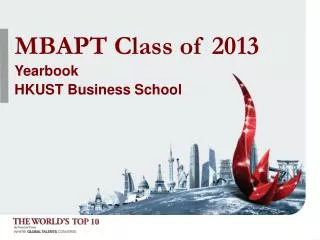 MBAPT Class of 2013
