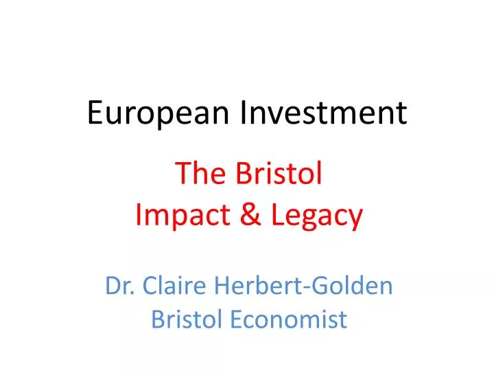 european investment