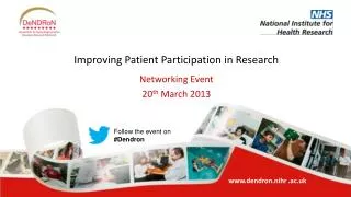 Improving Patient Participation in Research