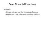Understanding Time Value of Money: Excel Financial Functions for Personal Finance Management - slide 1