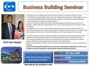Business Building Seminar