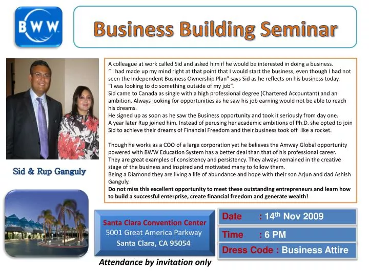 business building seminar