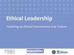Ethical Leadership - slide 1