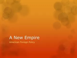 a new empire