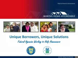 Unique Borrowers, Unique Solutions