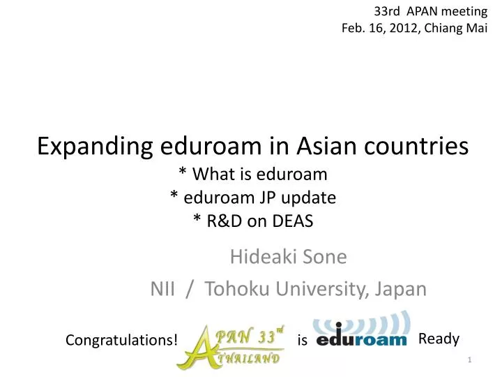expanding eduroam in asian countries what is eduroam eduroam jp update r d on deas
