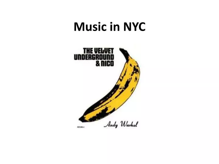 music in nyc