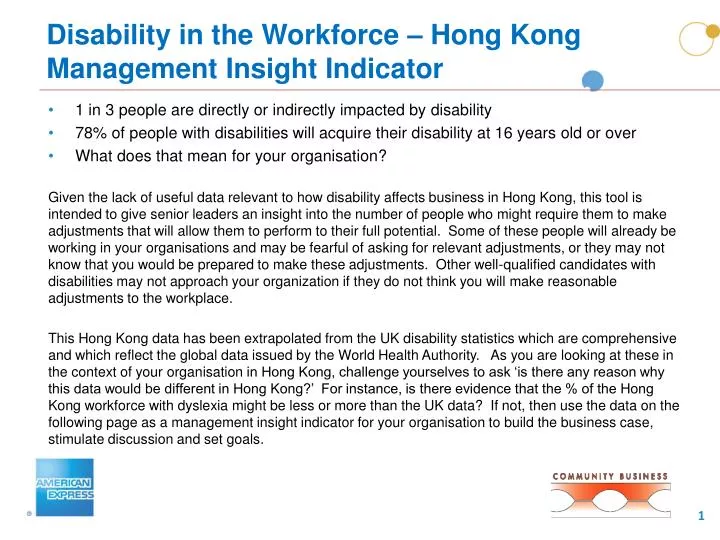 disability in the workforce hong kong management insight indicator
