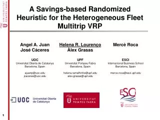 A Savings-based Randomized Heuristic for the Heterogeneous Fleet Multitrip VRP