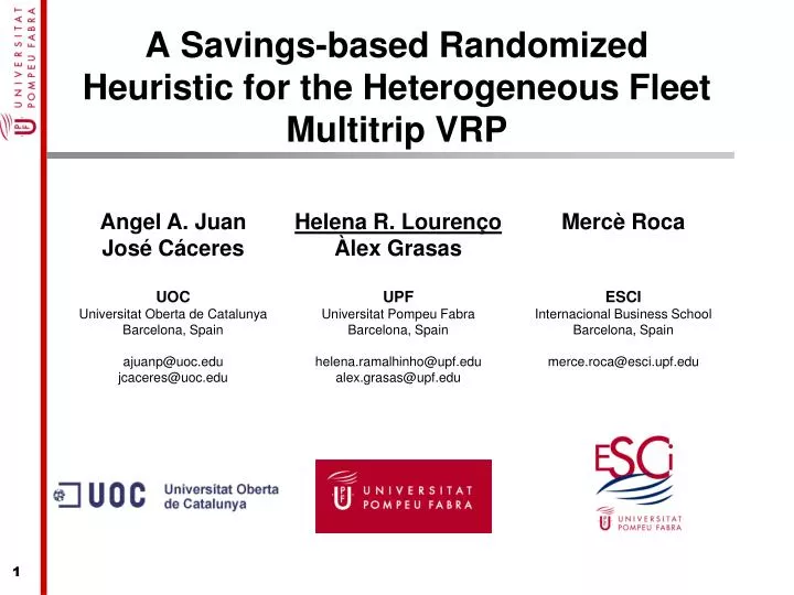 a savings based randomized heuristic for the heterogeneous fleet multitrip vrp