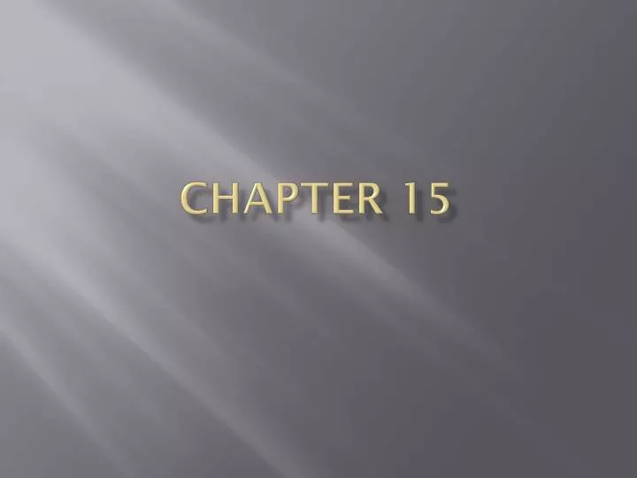 chapter 15