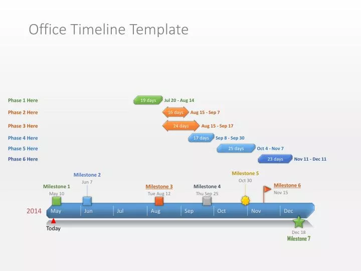 office timeline template