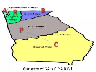 Our state of GA is C.P.A.R.B.!