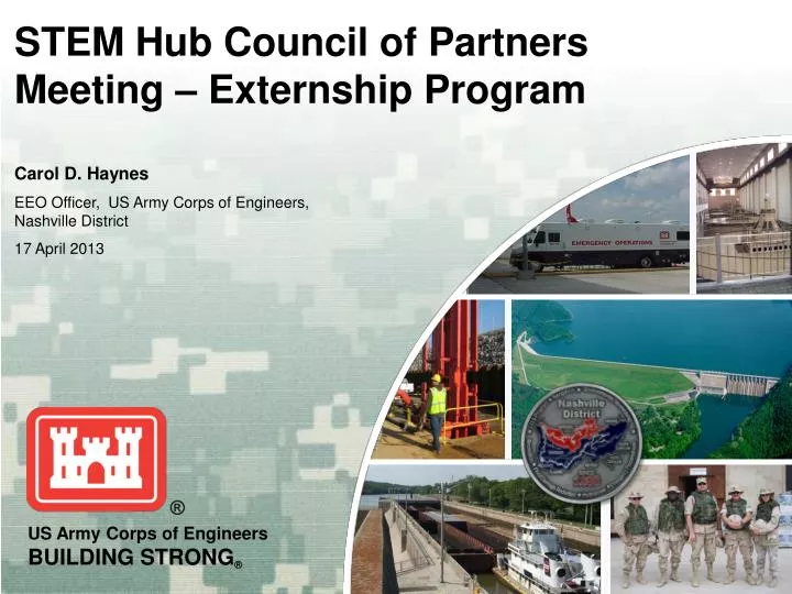 stem hub council of partners meeting externship program