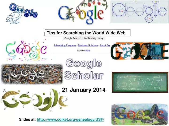 google scholar 21 january 2014