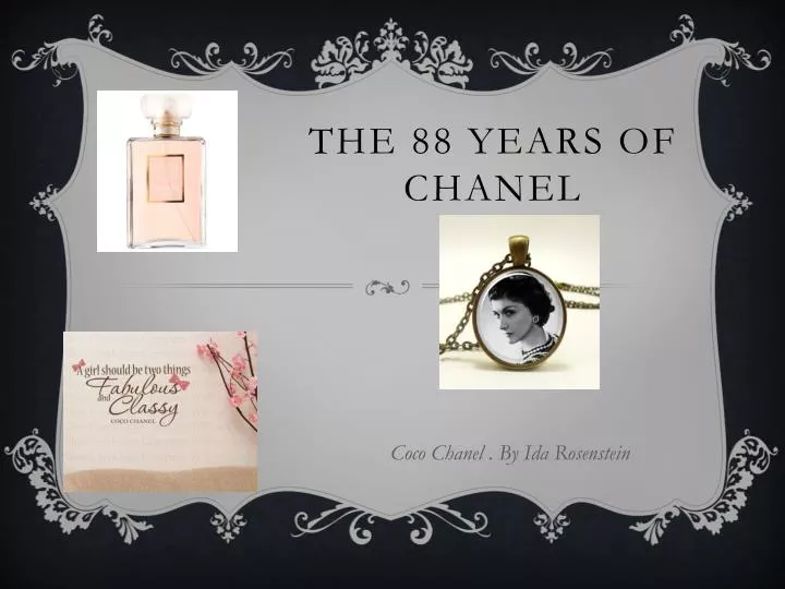 the 88 years of chanel