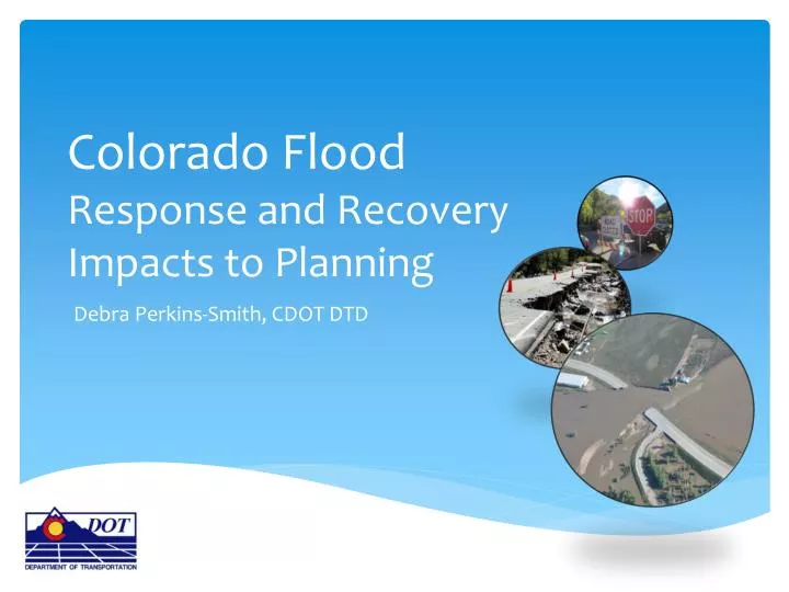 colorado flood response and recovery impacts to planning