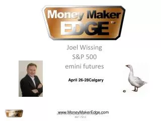 Joel Wissing S&amp;P 500 emini futures