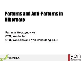 Patterns and Anti-Patterns in Hibernate