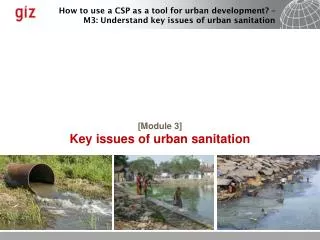 [ Module 3] Key issues of urban sanitation