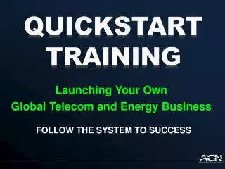 Launching Your Own Global Telecom and Energy Business