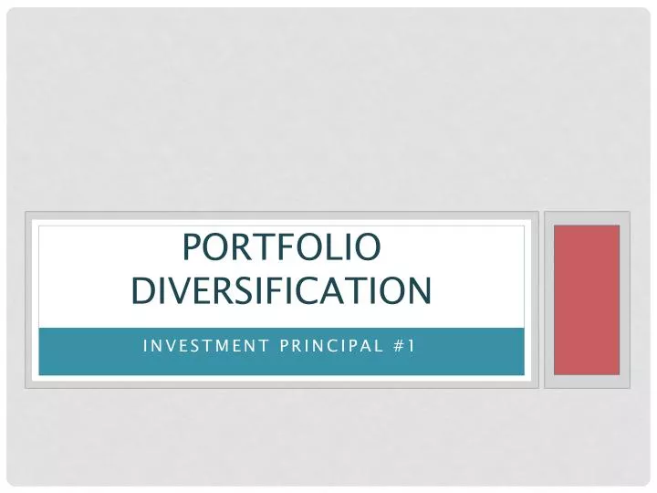 portfolio diversification