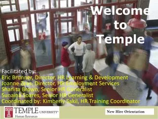 Welcome to Temple