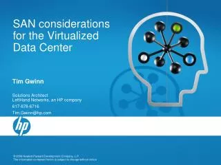 SAN considerations for the Virtualized Data Center