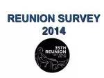REUNION SURVEY 2014