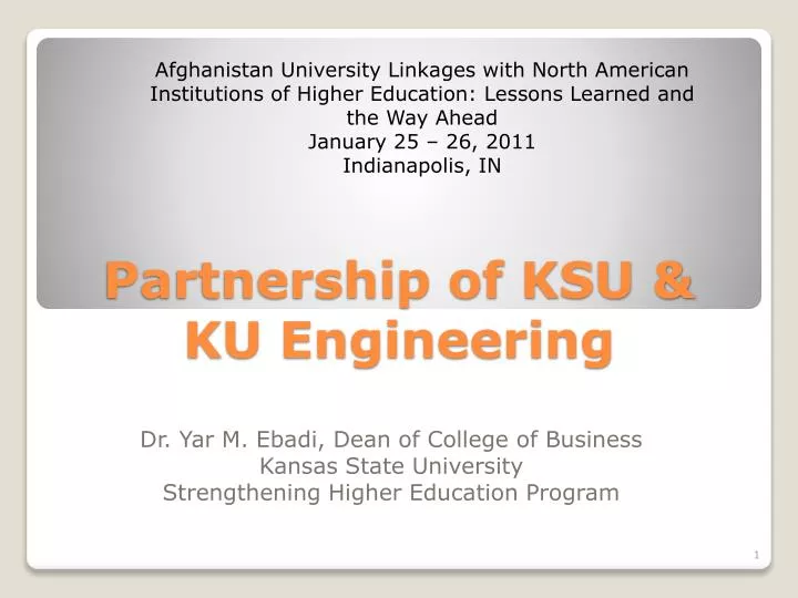 partnership of ksu ku engineering