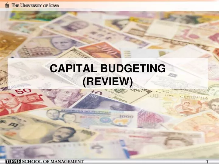 capital budgeting review