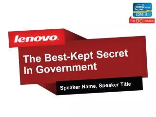 The Best-Kept Secret In Government