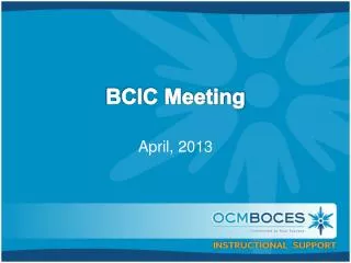 BCIC Meeting