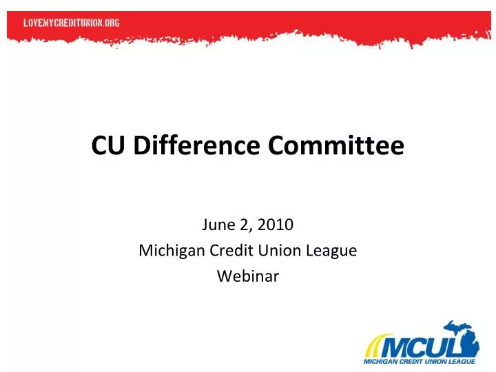 cu difference committee