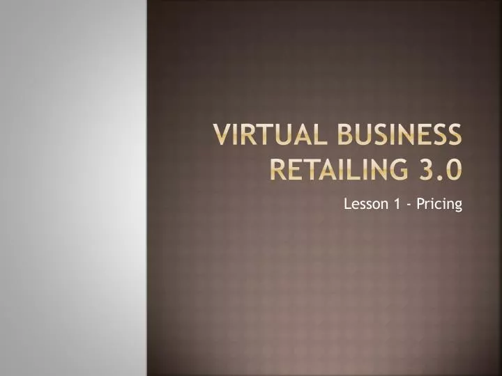 virtual business retailing 3 0