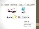 The Evolution of Wireless Telephone Services: Market Dynamics and Competitive Strategies - slide 1