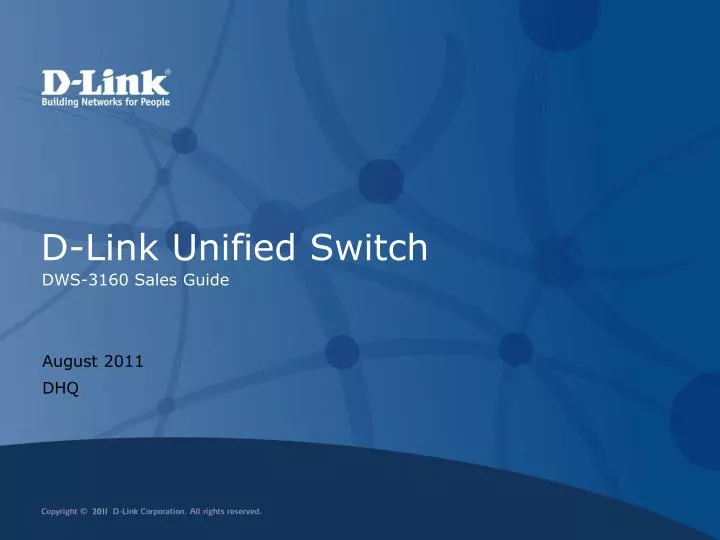 d link unified switch