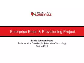 Enterprise Email &amp; Provisioning Project