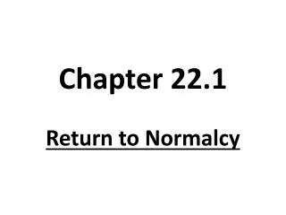Chapter 22.1