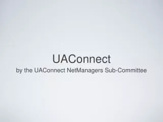 UAConnect