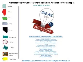 Comprehensive Cancer Control Technical Assistance Workshops From Ideas to Action