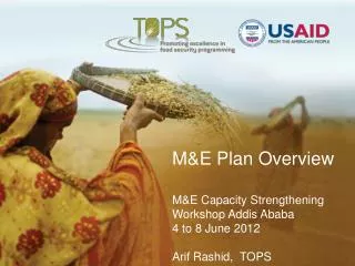 M&amp;E Plan Overview